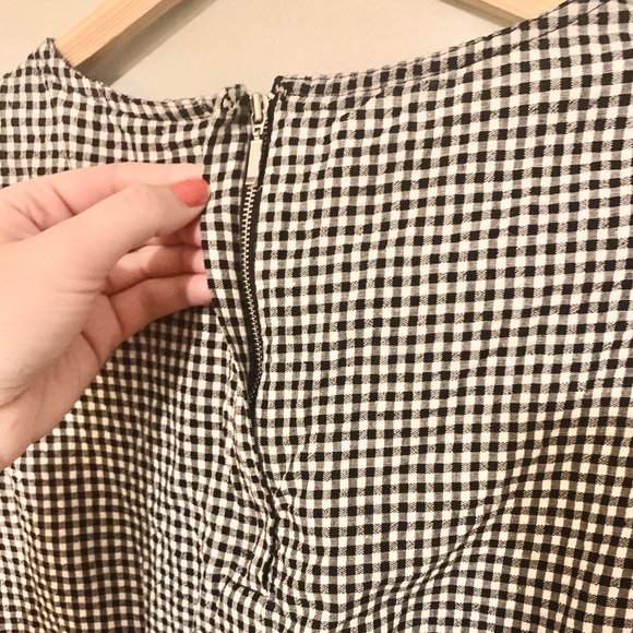 Cynthia Rowley Gingham Checkered Shift Dress - Picture 6 of 7